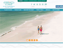 Tablet Screenshot of emeraldcoastfl.com